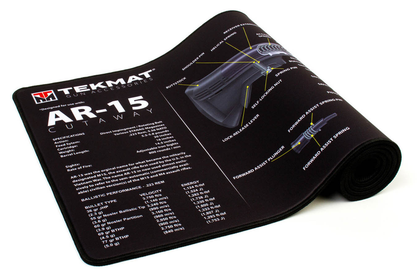 Tekmat Cutaway Ultra Premium Gun Cleaning Mat, AR-15