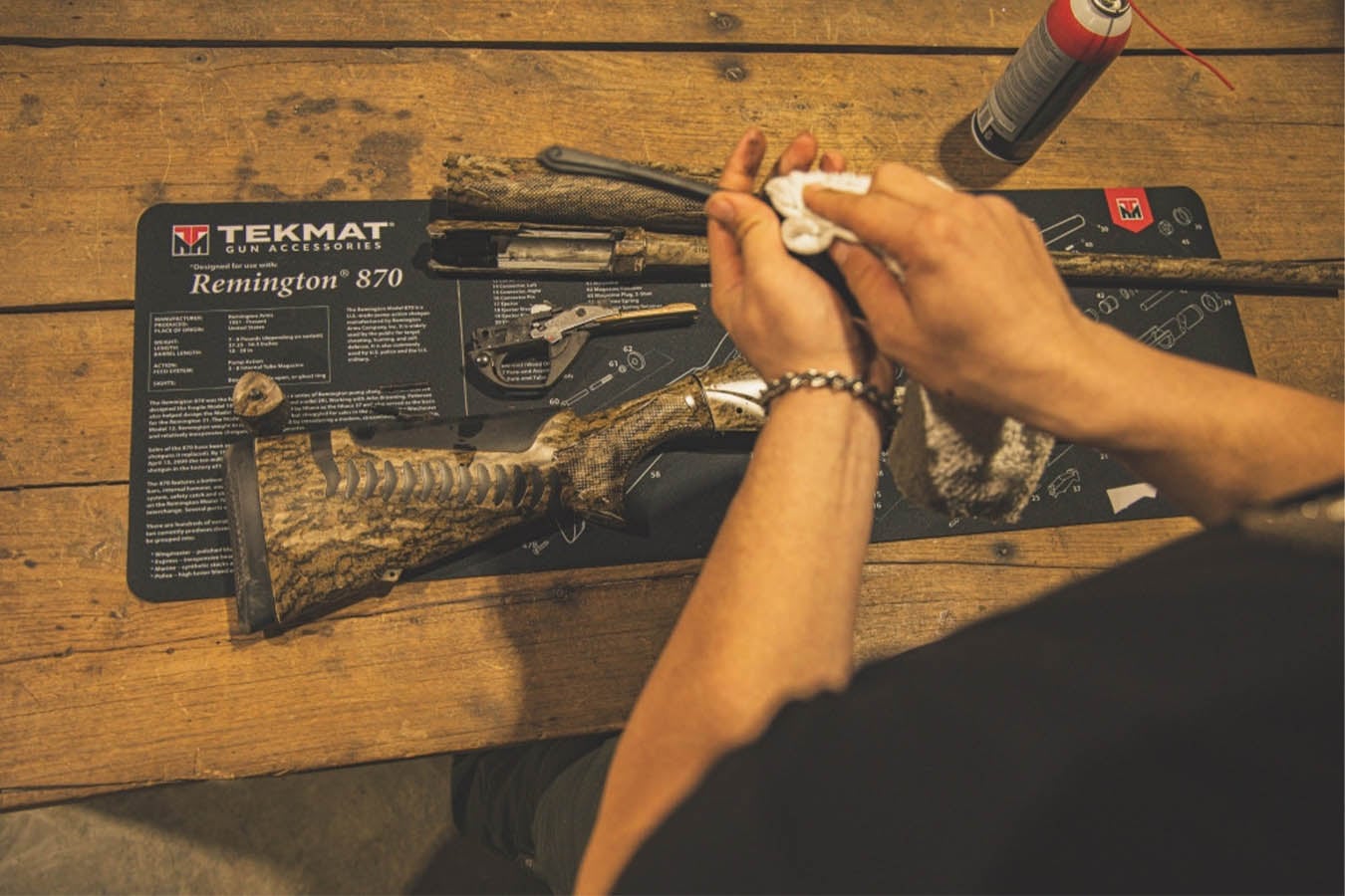 TEKMAT Gun Cleaning Mat, Remington 870