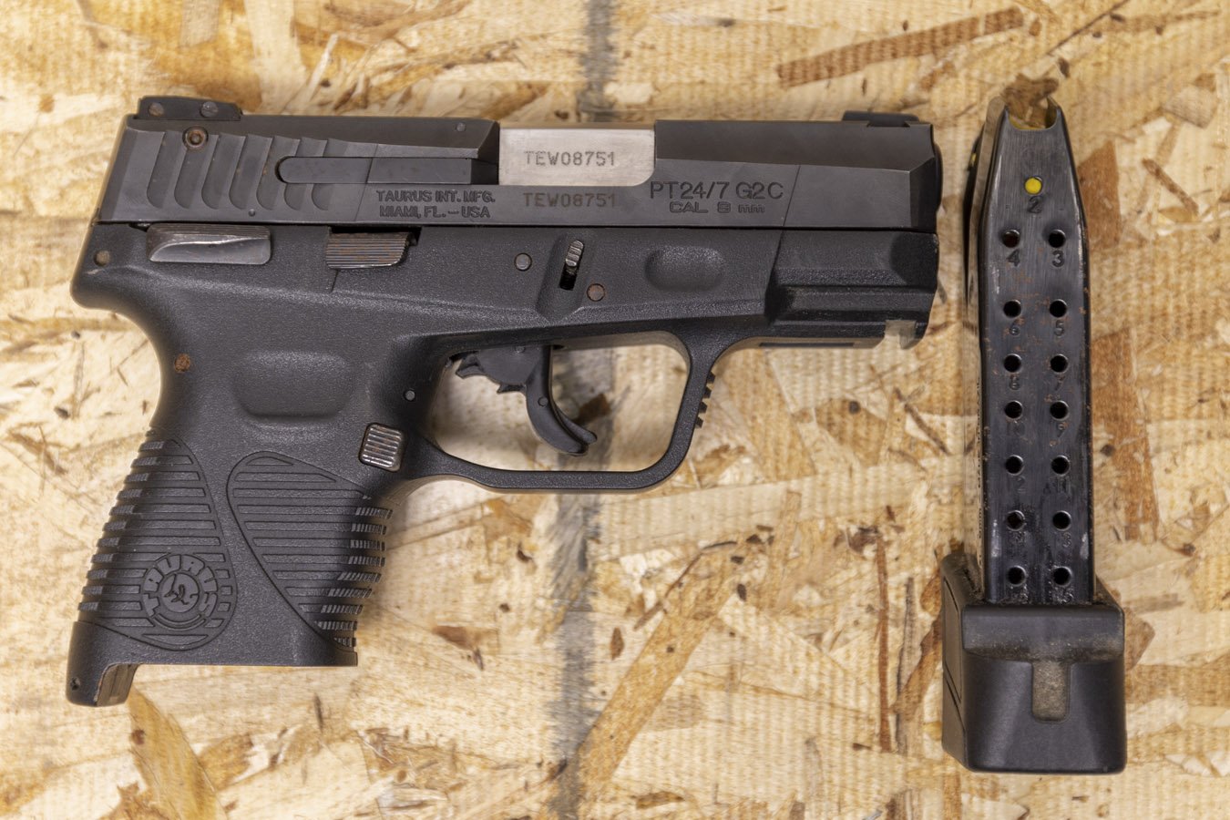 TAURUS PT24/7 9mm DA/SA Police Trade-In Pistol 