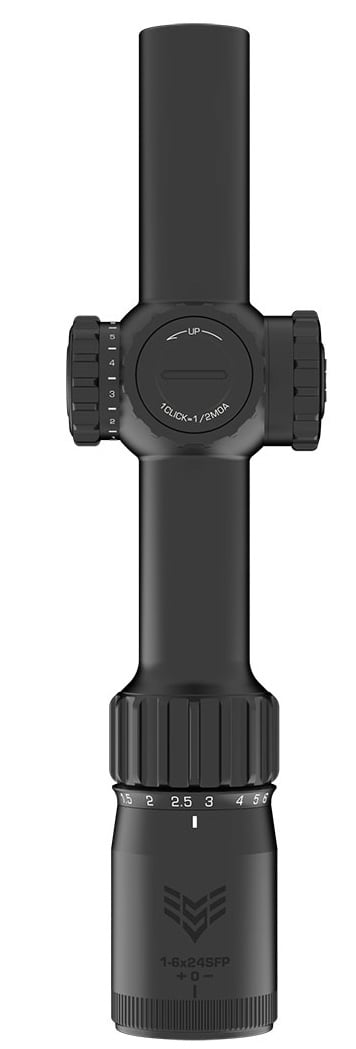 SWAMPFOX OPTICS TOMAHAWK II LPVO 1-4X24MM SFP ILLUMINATED RIFLE SCOPE