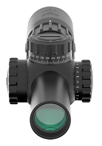 SWAMPFOX OPTICS TOMAHAWK II LPVO 1-4X24MM SFP ILLUMINATED RIFLE SCOPE