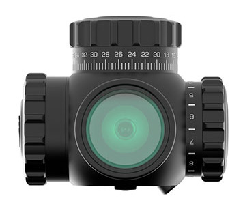SWAMPFOX OPTICS TOMAHAWK II LPVO 1-4X24MM SFP ILLUMINATED RIFLE SCOPE