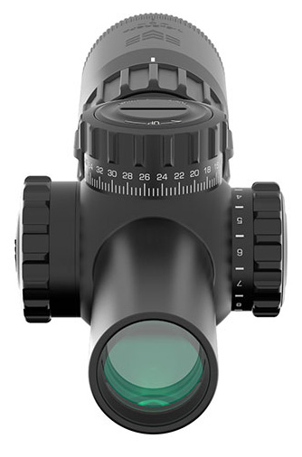 SWAMPFOX OPTICS TOMAHAWK II LPVO 1-4X24MM SFP ILLUMINATED RIFLE SCOPE
