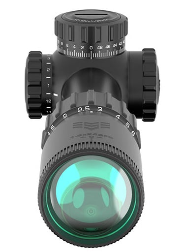 SWAMPFOX OPTICS  TOMAHAWK II LPVO 1-6X24MM SFP ILLUMINATED RIFLE SCOPE