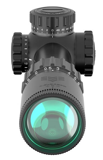 SWAMPFOX OPTICS TOMAHAWK II LPVO 1-6X24MM SFP ILLUMINATED RIFLE SCOPE