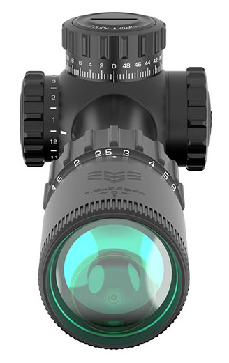 SWAMPFOX OPTICS TOMAHAWK II LPVO 1-6X24MM SFP ILLUMINATED RIFLE SCOPE