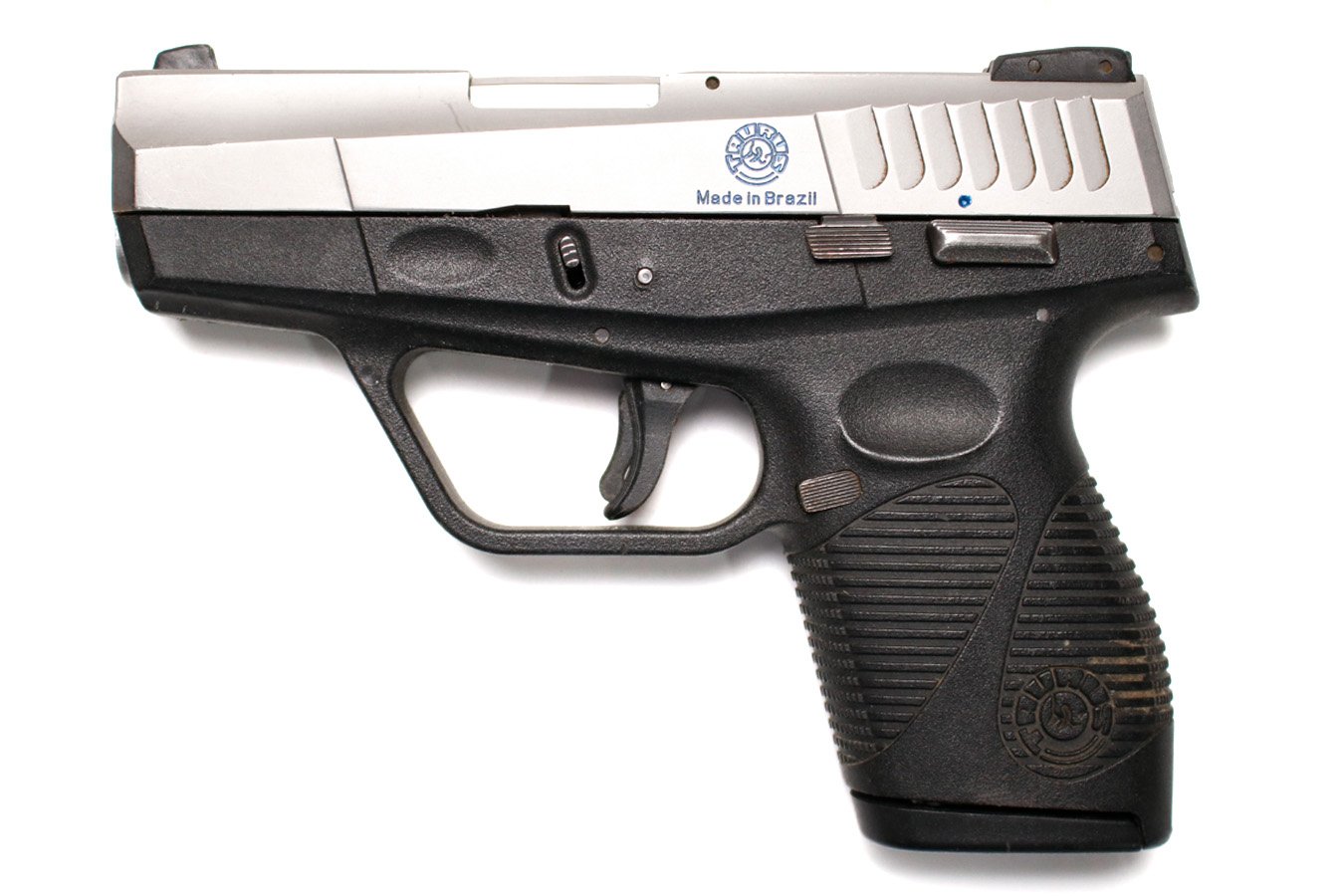 TAURUS 709 Slim 9mm Used Police Trade-In Pistol with Stainless Slide