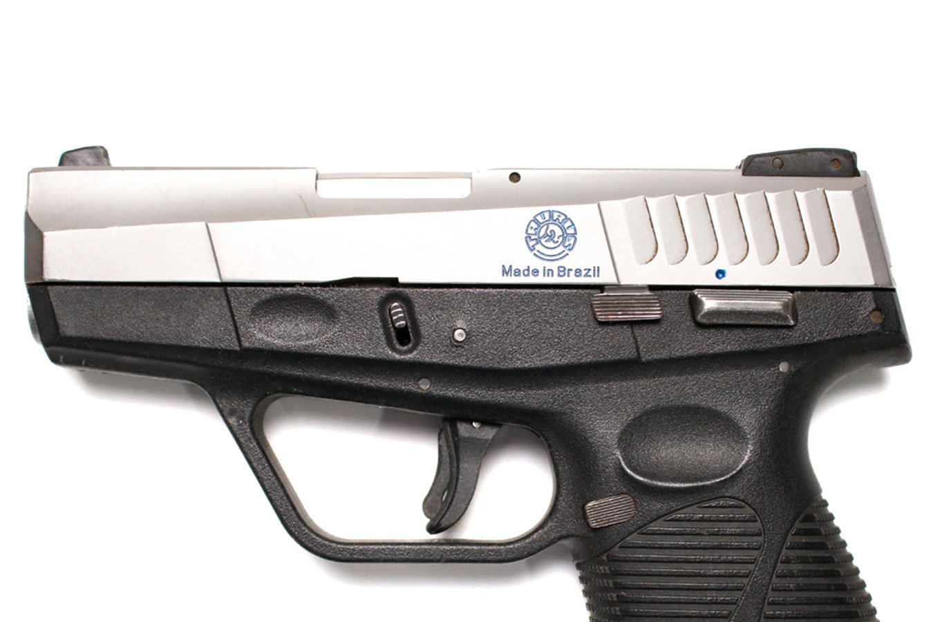 TAURUS 709 Slim 9mm Used Police Trade-In Pistol with Stainless Slide