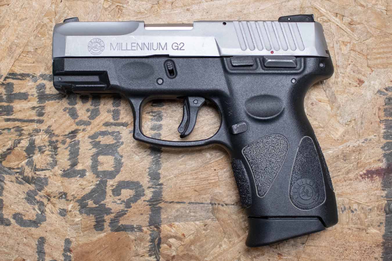 TAURUS PT111 G2 Millennium 9mm Police Trade-In Pistol with Stainless Slide