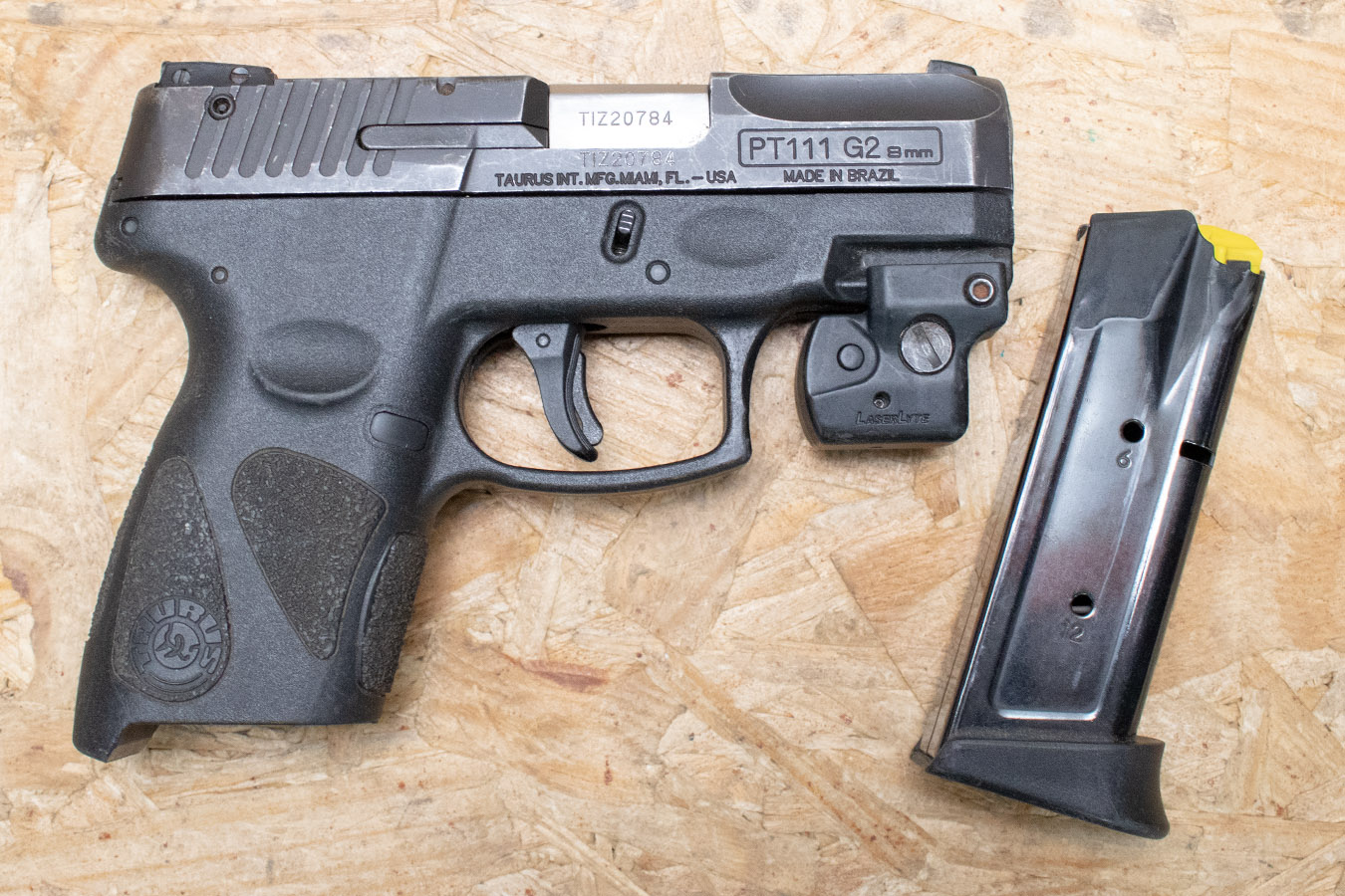 TAURUS PT111 G2 Millennium 9mm Police Trade-In Pistol with Laser