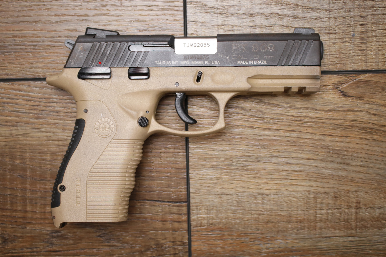 Pt809 Game Taurus PT809 9mm Police Trade-In Pistol (Magazine Not Included ...