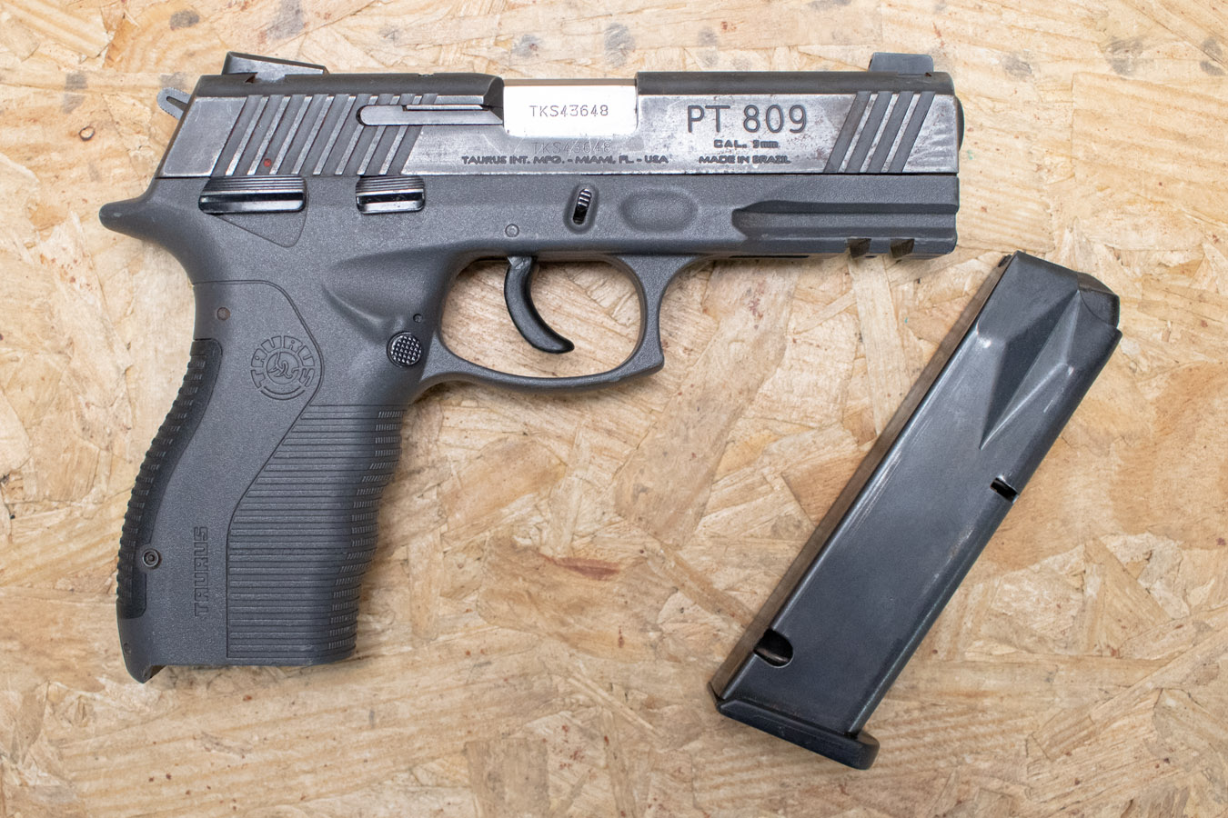 TAURUS PT809 9mm Police Trade-In Pistol with Ambidextrous Safety