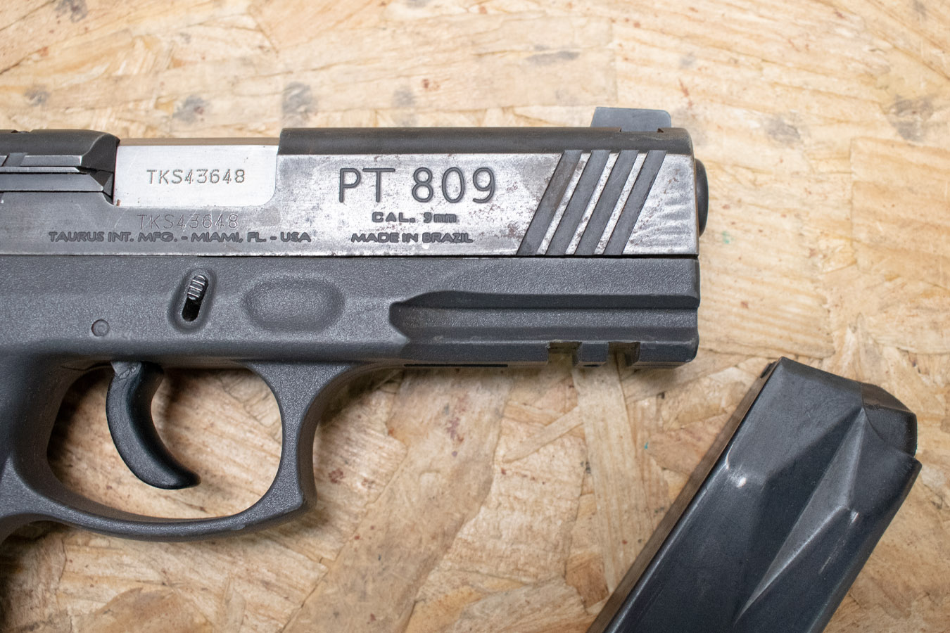 TAURUS PT809 9mm Police Trade-In Pistol with Ambidextrous Safety
