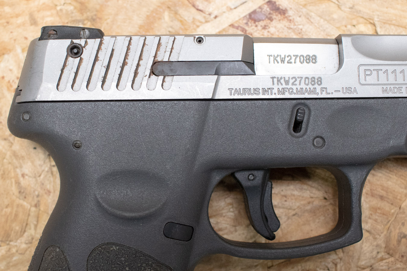 TAURUS PT111 Millennium G2 9mm Police Trade-In Pistol with Two-Tone Finish
