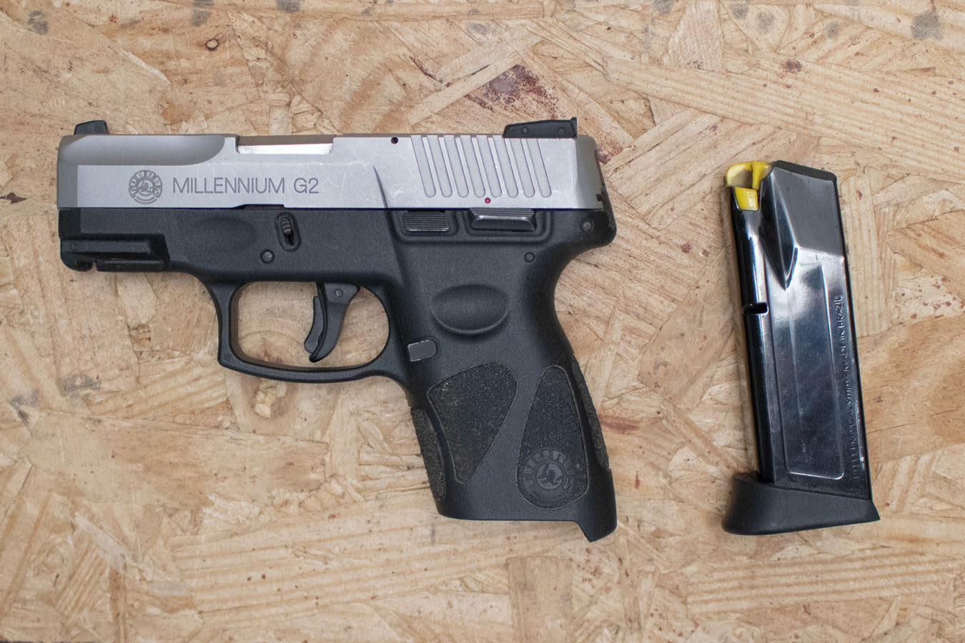 TAURUS PT111 G2 Millennium 9mm Police Trade-In Pistol w/Stainless Slide