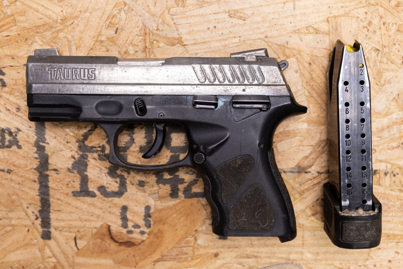 TAURUS TH9C 9mm Police Trade-In Pistol Two-Tone Finish