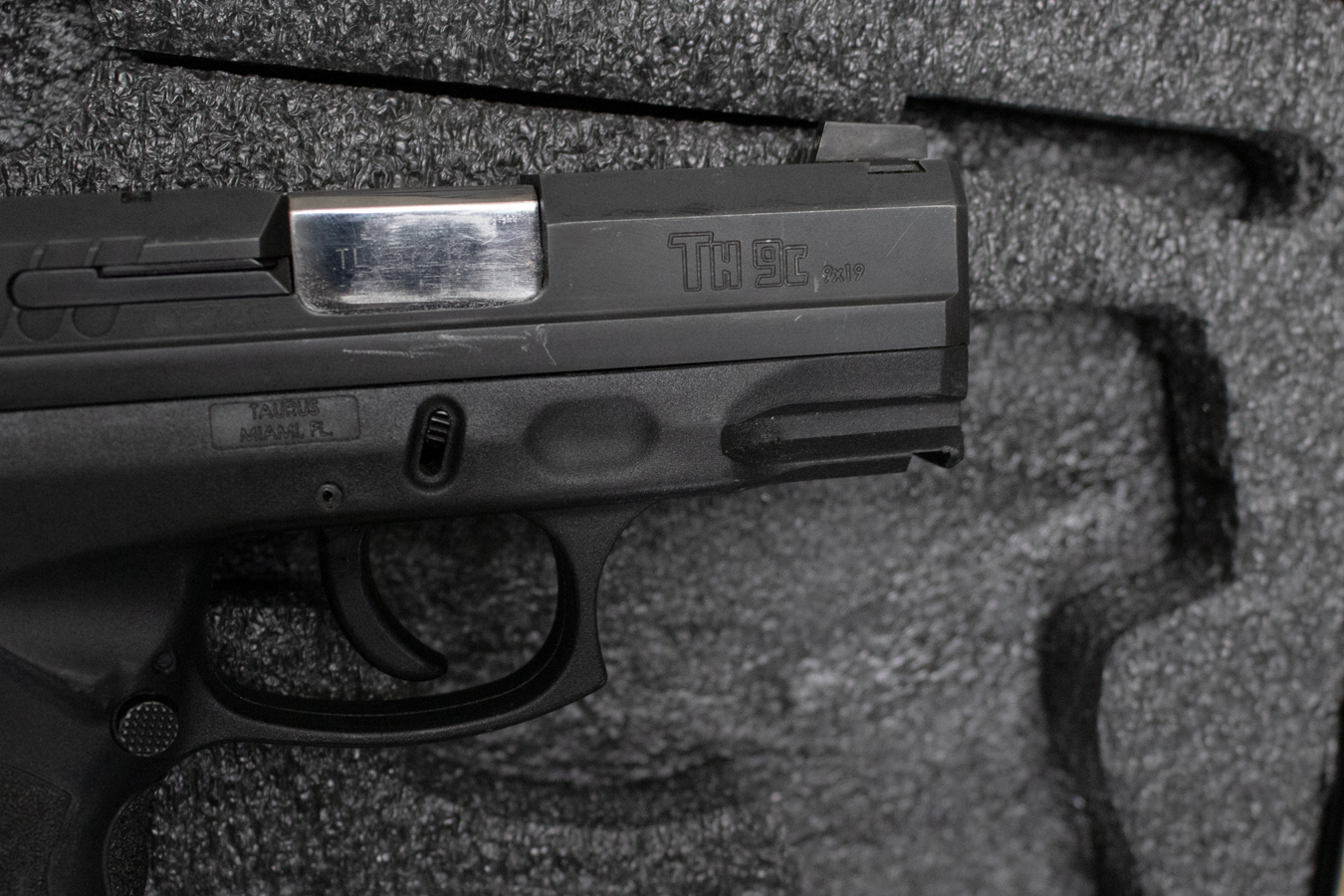 TAURUS TH9C Compact 9mm Police Trade-In Pistol with Case