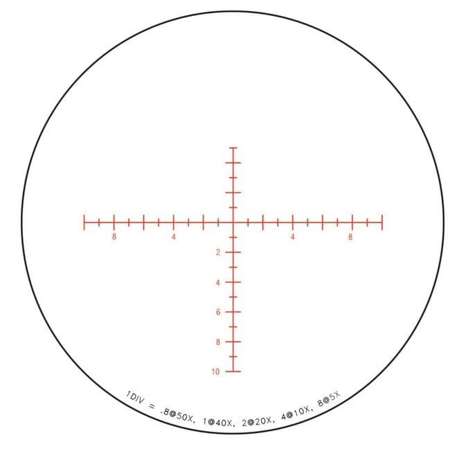 TRIJICON TENMILE™ 5-50X56MM SFP ILLUMINATED RIFLE SCOPE