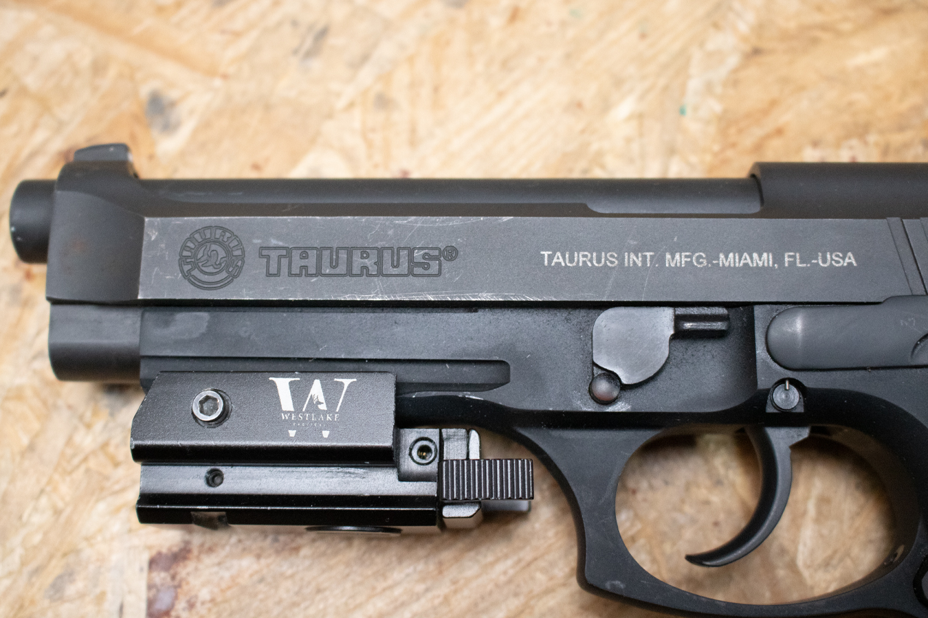 TAURUS PT92AF-D 9mm Police Trade-In Pistol with Laser