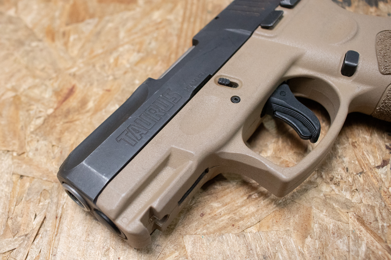 TAURUS G2C 9mm Police Trade-In Pistol with Manual Safety and Tan Frame