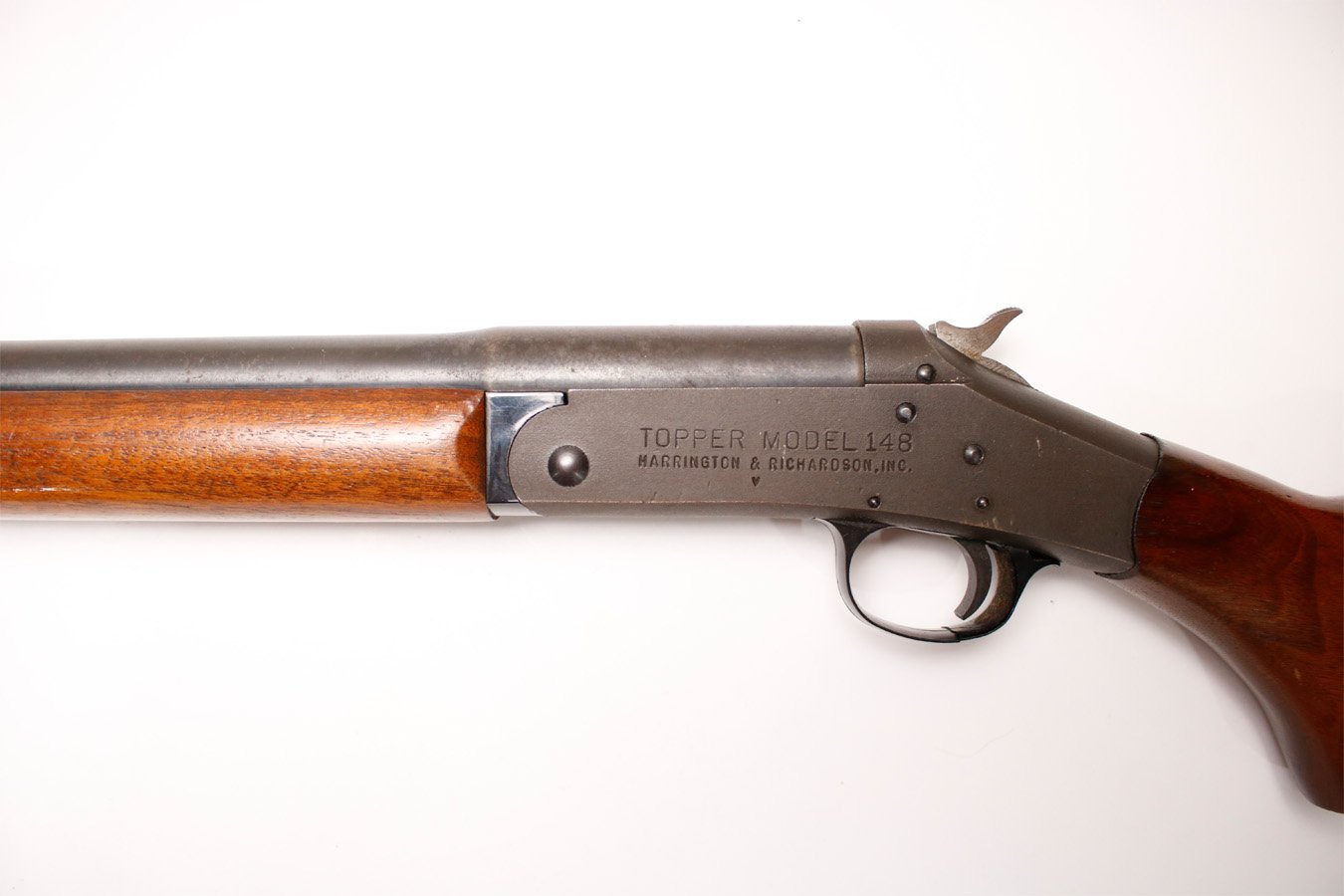 H AND R Topper Model 148 12-Gauge Police Trade-in Single-Shot Shotgun