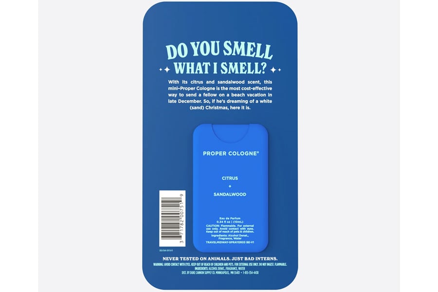 Duke Cannon Scenta's Little Helper Proper Cologne, Midway