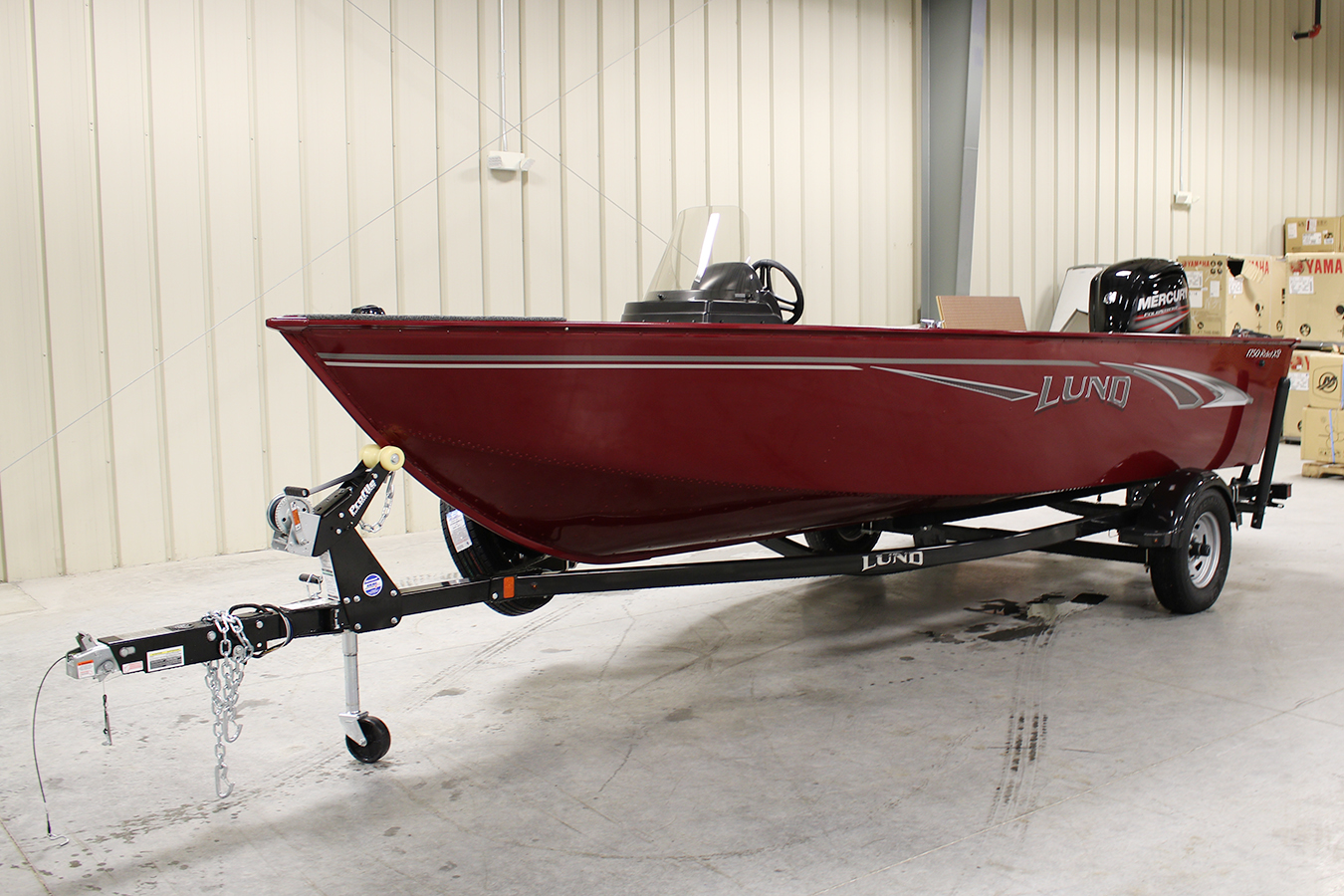 Lund 2018 1750 Rebel XS SS with Mercury 90 ELPT and Trailer Vance