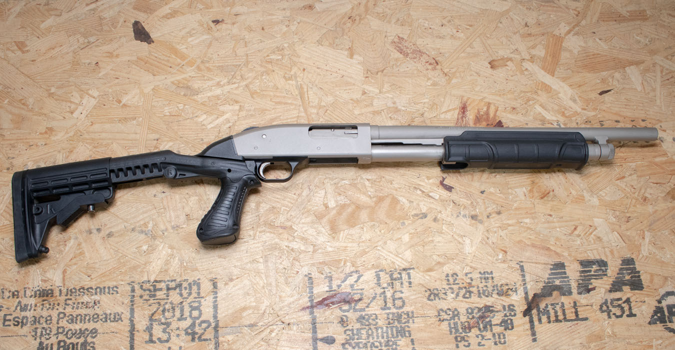 MOSSBERG 500 12 Gauge Used Trade-In Shotgun with Pistol Grip, Telescoping Stock