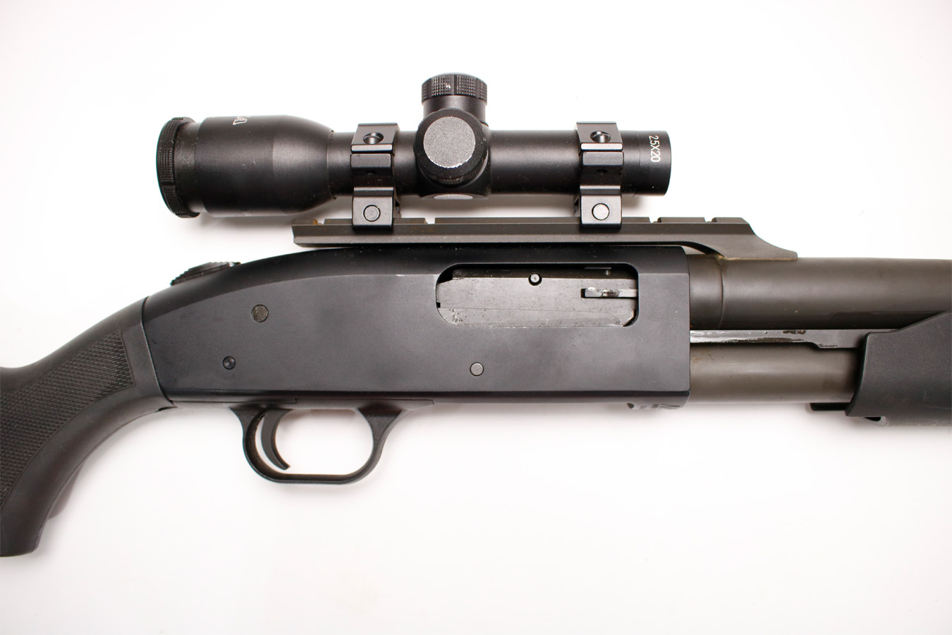MOSSBERG 500A 12-Gauge Police Trade-in Pump-Action Shotgun w/ Scope