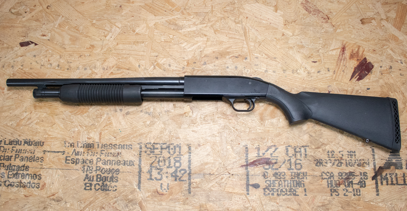 MOSSBERG 500 12 Gauge Police Trade-In Shotgun with Synthetic Stock