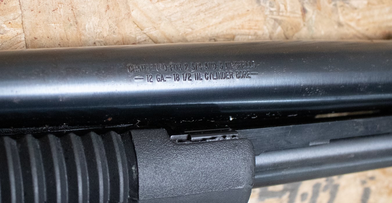 MOSSBERG 500 12 Gauge Police Trade-In Shotgun with Synthetic Stock