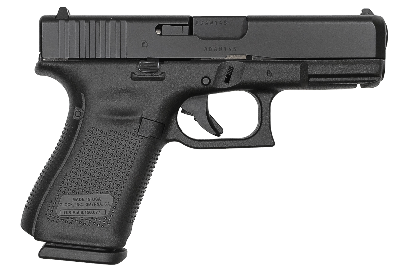 GLOCK 19 Gen5 9mm 10-Round Pistol (Made in USA)