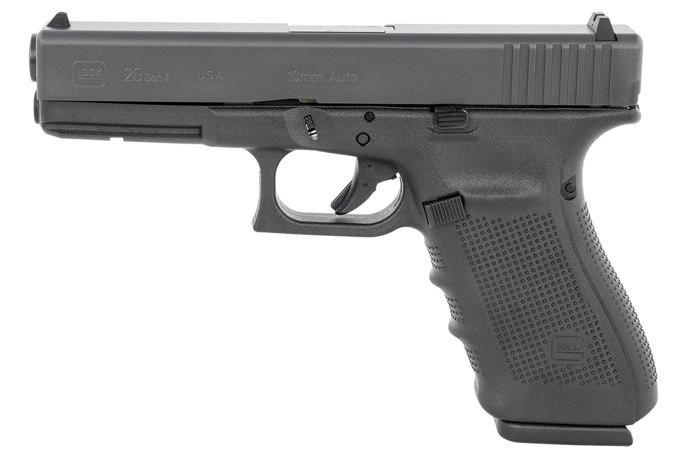 RWG Black Slide For Glock 20 10mm – Gen3 Style, Unbranded, Direct Fit Handgun Part
