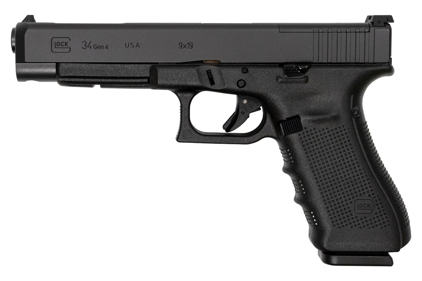 GLOCK 34 Gen4 MOS 9mm 17-Round Pistol with Adjustable Rear Sights (Made in USA)
