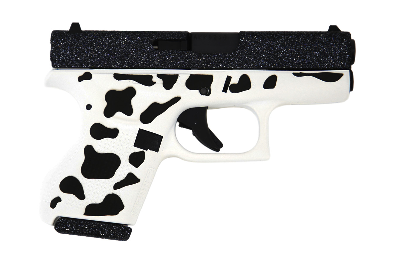 Glock 42 .380 ACP Single-Stack Pistol with Tactical Cow Glitter Finish