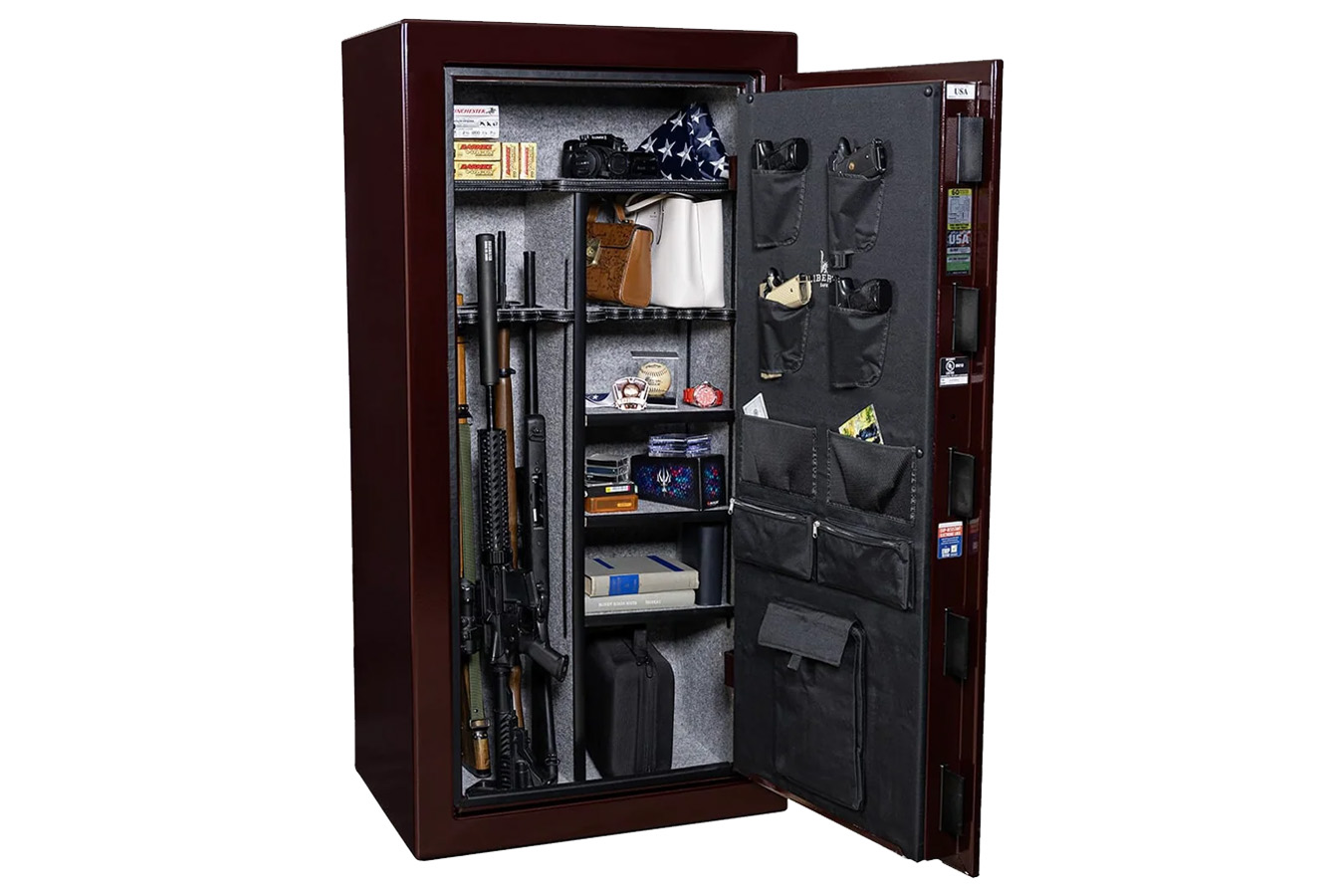 Liberty USA 30 250th Commemorative Burgundy Marble Finish Safe with E-Lock