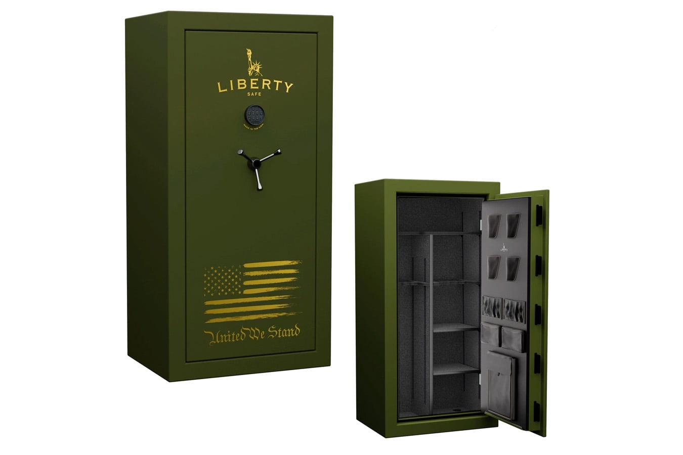Liberty USA 30 Gun Safe with E-Lock Olive Drab - Textured 