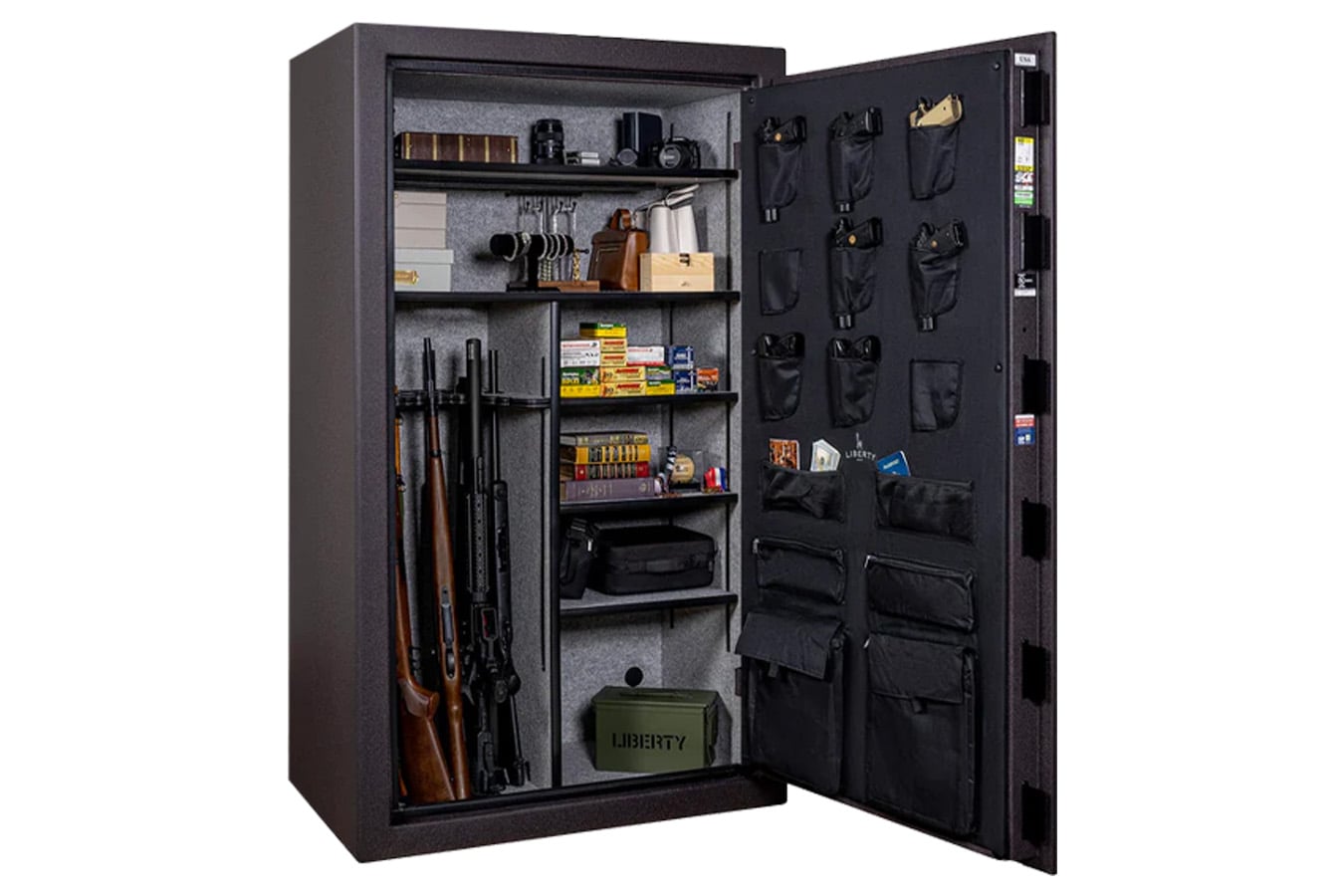 Liberty USA 50 Forged Red Textured Finish Safe with E-Lock