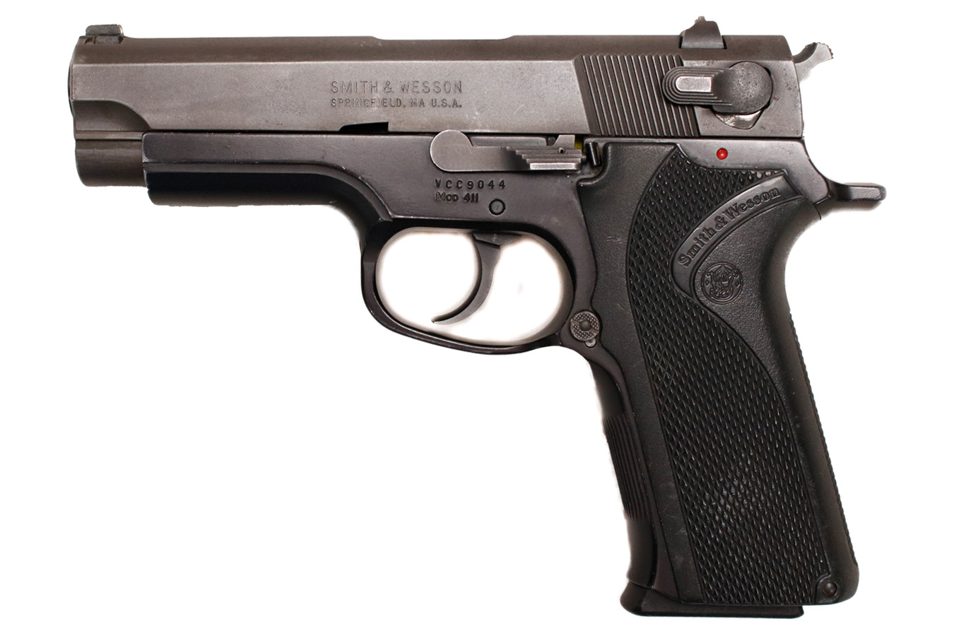 SMITH AND WESSON 411 40 S&W Police Trade-In Pistol with Three Magazines