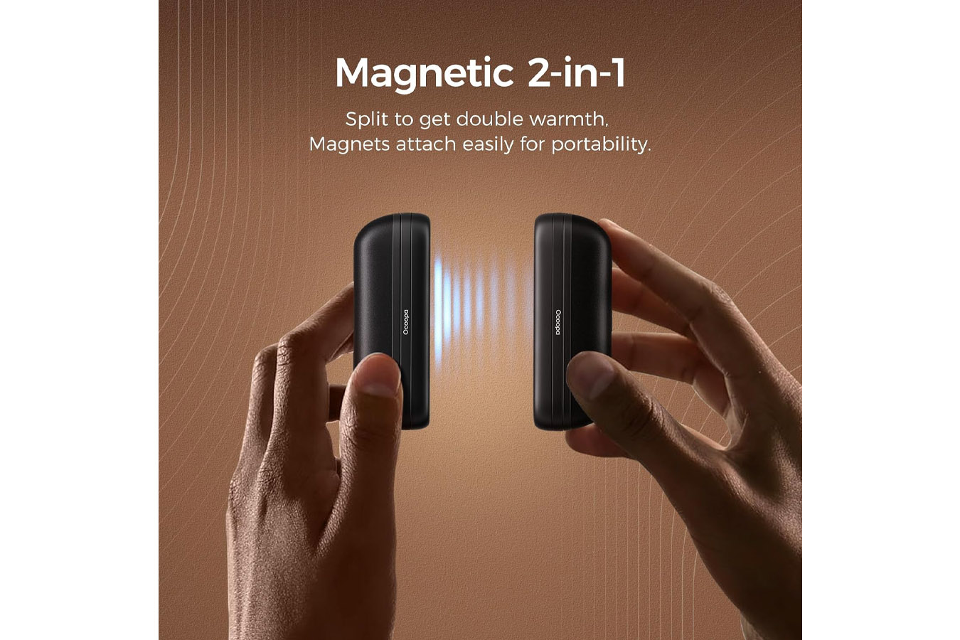 Ocoopa UT2s Mini Electric Hand Warmers Black