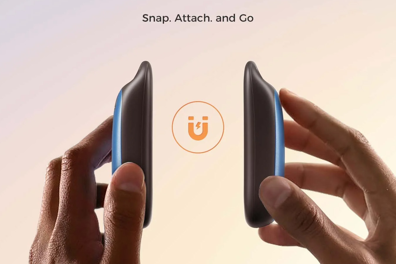 Ocoopa UT4 Urban Rechargeable Hand Warmer - Blue on Black