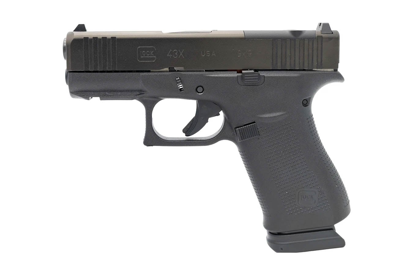 Glock 43X MOS 9mm Optic Ready 15+1 Pistol with Front Rail (Made in USA)