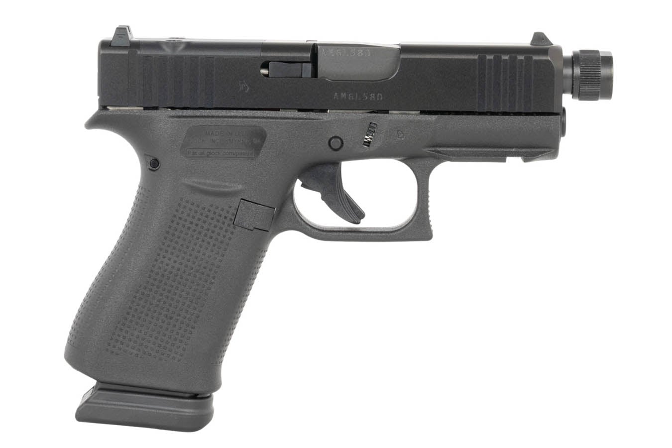 Glock 43x MOS 9mm Optic Ready 15+1 Pistol with Threaded Barrel