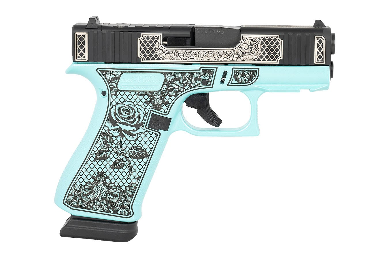GLOCK G43X MOS 9mm Optic Ready Pistol w/ Blue Rose Finish