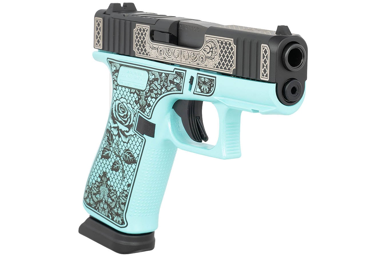 GLOCK G43X MOS 9mm Optic Ready Pistol w/ Blue Rose Finish