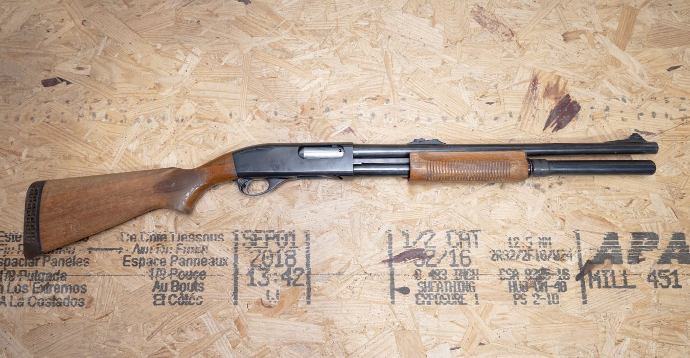 REMINGTON 870 Wingmaster 12 Gauge Police Trade-In Shotgun with Extended Magazine