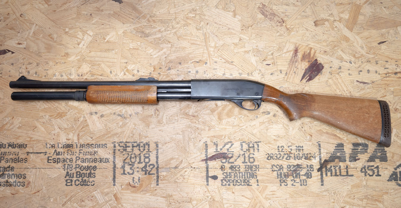 REMINGTON 870 Wingmaster 12 Gauge Police Trade-In Shotgun with Extended Magazine