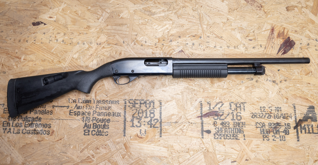 REMINGTON 870 Wingmaster 12 Gauge Police Trade-In Shotgun with Synthetic Stock