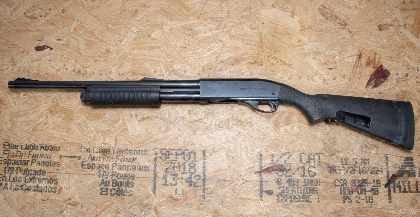 REMINGTON 870 Wingmaster 12 Gauge Police Trade-In Shotgun with Speedfeed Stock