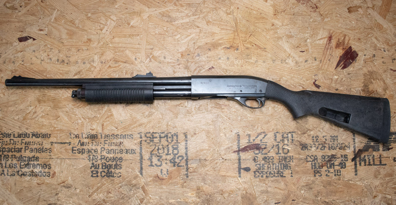 REMINGTON 870 Wingmaster 12 Gauge Police Trade-In Shotgun with Speedfeed Stock
